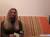 PublicAgent HD Cute long haired blonde fucking on her sofa