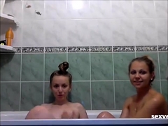 Daringsex Readhead And Blonde Teen Lesbian Shower