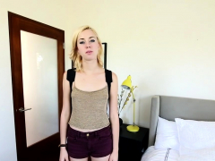 Cute Amateur Blonde Teen Accepts Offer For Easy Cash