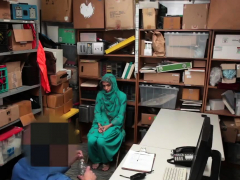 Office Toilet Hijab-wearing Arab Teen Harassed For