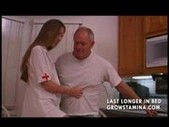 Teen nurse fucks grandpa 
