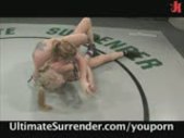 Action wrestling - hardcore strapon pounding!
